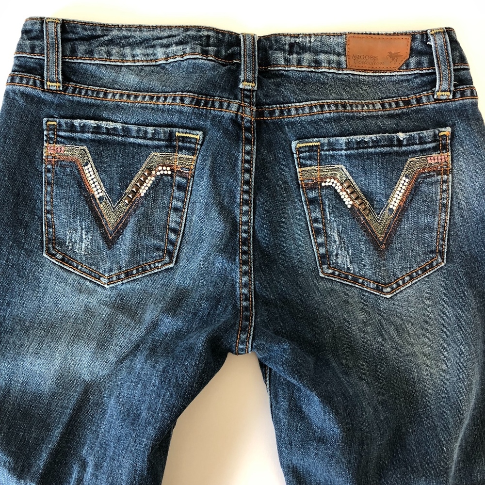 VIGOSS Collection Flare Jeans Size 5 with 32" Inseam
